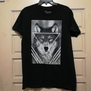 Bowery Supply Black Wolf Tee
